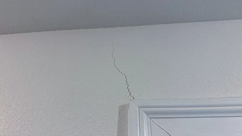 Interior Wall Crack