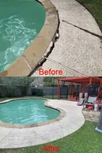Pool Deck Concrete Leveling